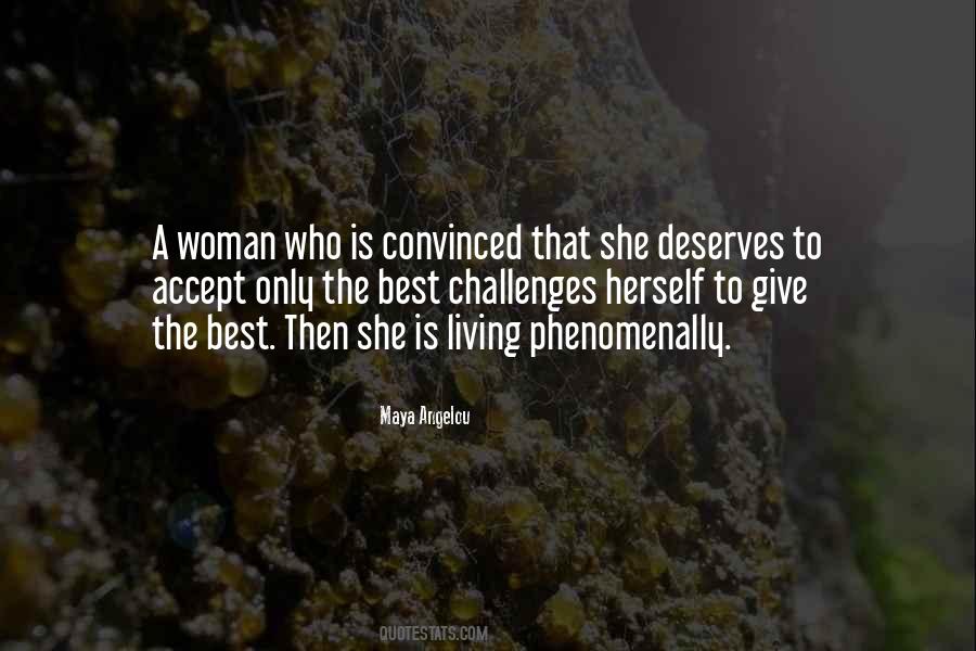 No Woman Deserves Quotes #889453