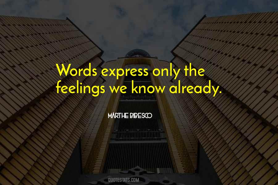 No Words To Express My Feelings Quotes #1145950