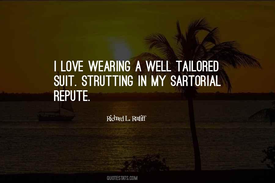 Quotes About Tailored Clothing #623225