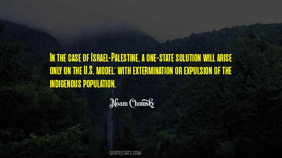 Noam Chomsky Palestine Quotes #893669