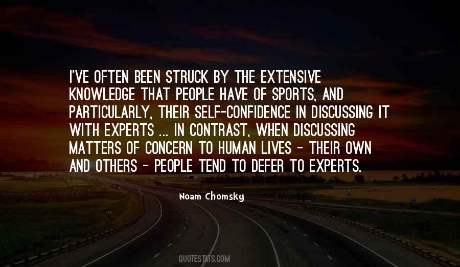 Noam Chomsky Sports Quotes #1457050