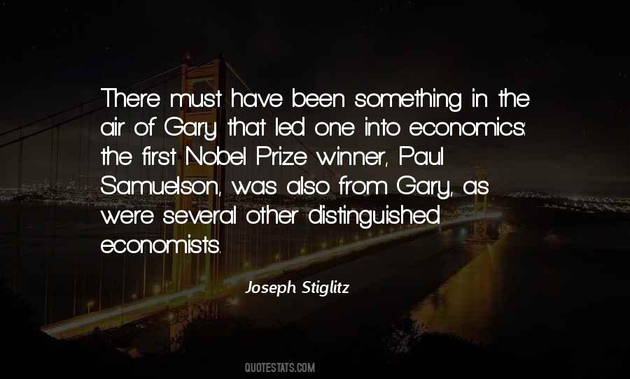 Nobel Prize Economics Quotes #1343594