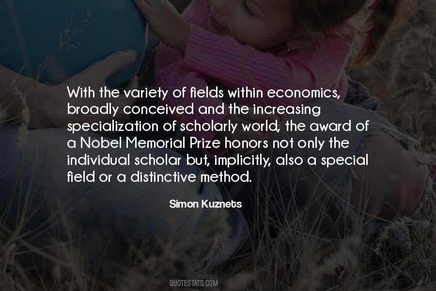 Nobel Prize Economics Quotes #1409454