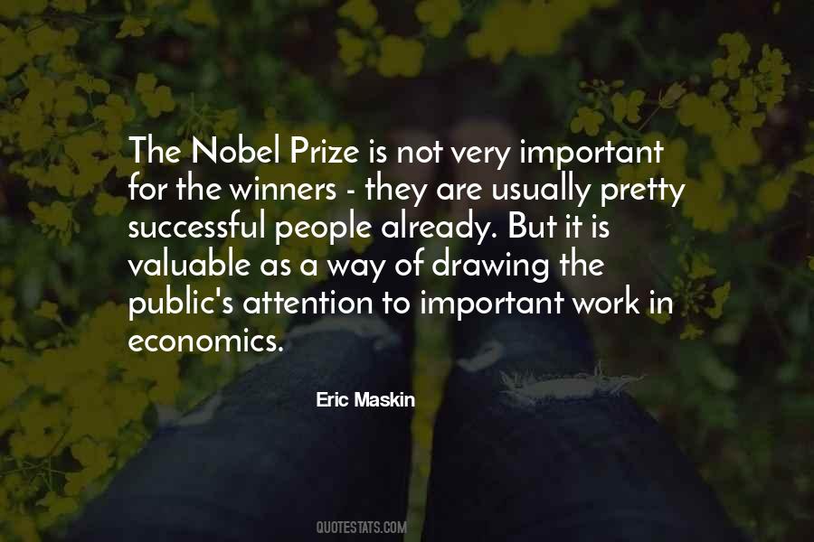 Nobel Prize Economics Quotes #817692