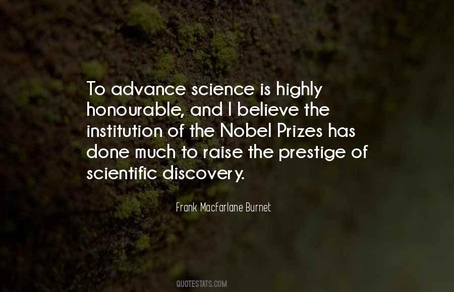 Nobel Prizes Quotes #1169199