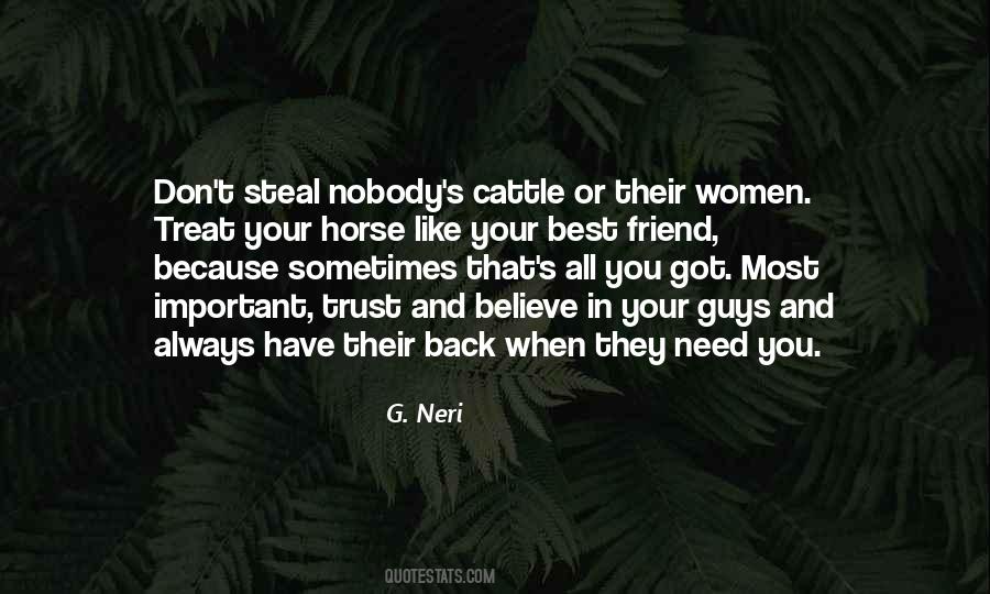 Nobody Got Your Back Quotes #1697553