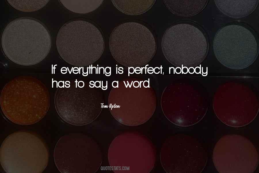 Nobody Is Perfect But Quotes #412913