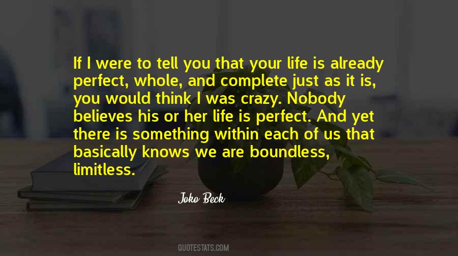 Nobody Knows My Life Quotes #1308143