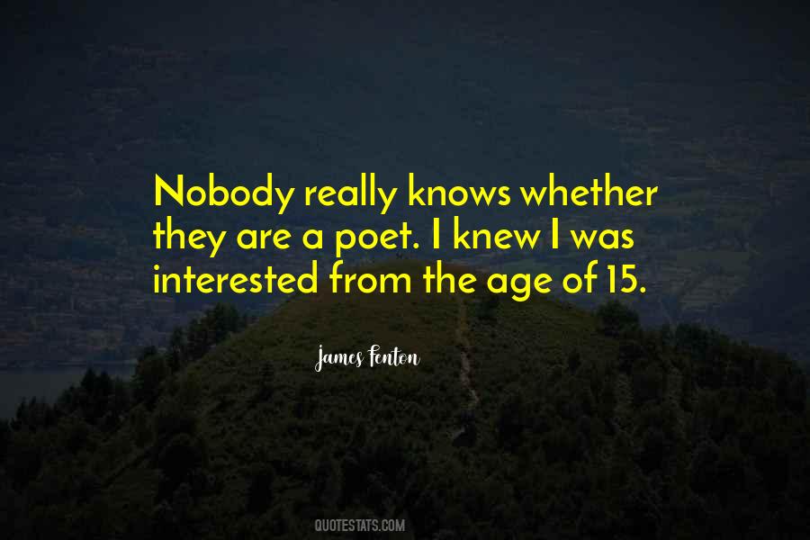 Nobody Really Knows Quotes #874489