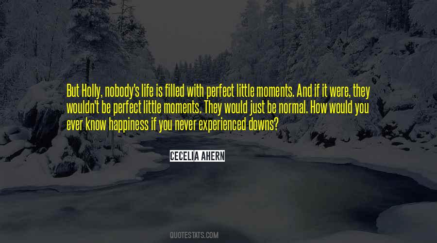 Nobody's Life Is Perfect Quotes #1380312