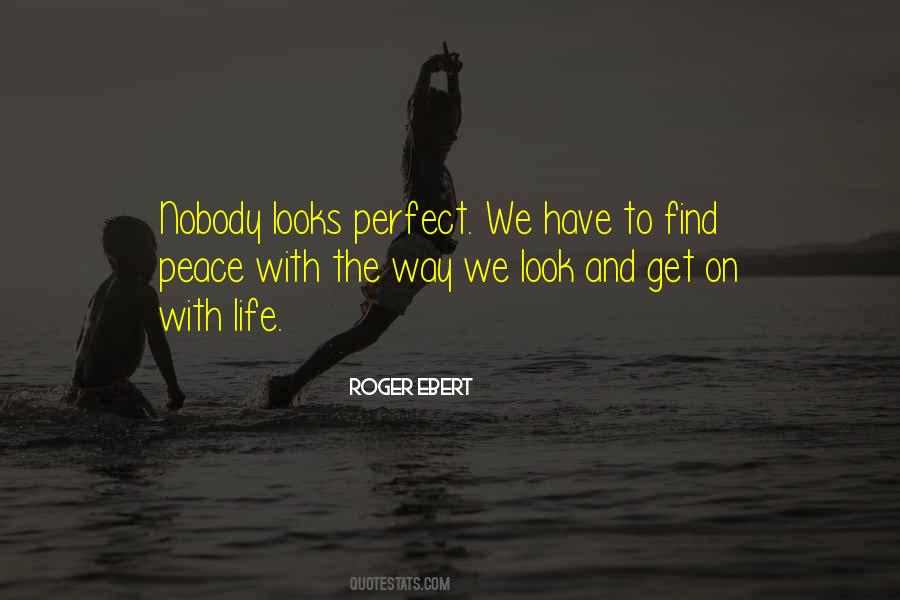 Nobody's Life Is Perfect Quotes #1441090