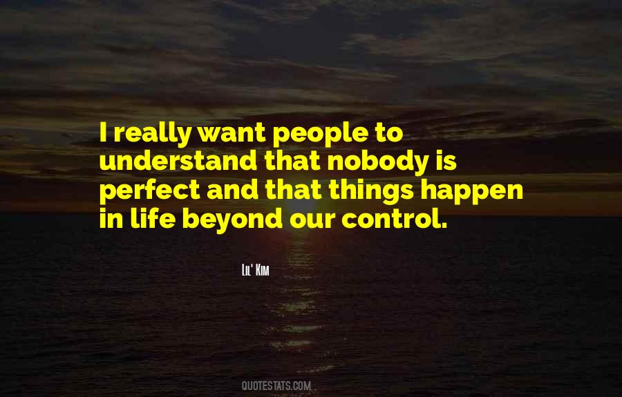 Nobody's Life Is Perfect Quotes #335916