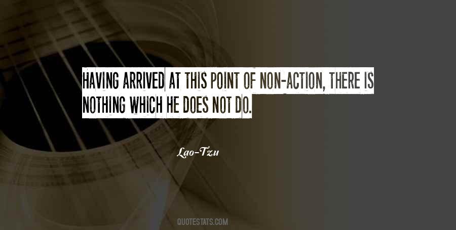 Non Action Quotes #278107