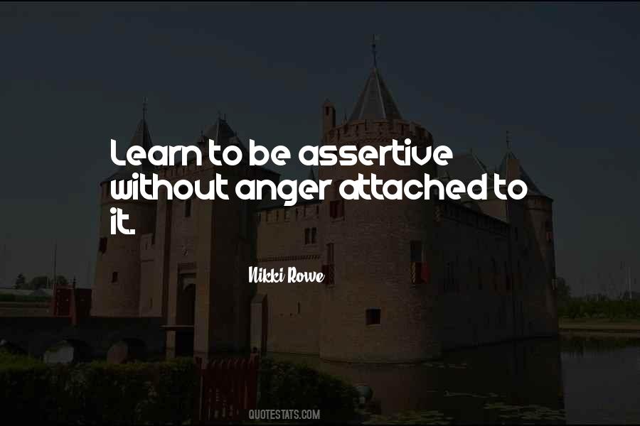 Non Assertive Quotes #141967