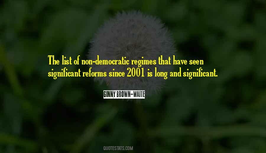 Non Democratic Quotes #955053