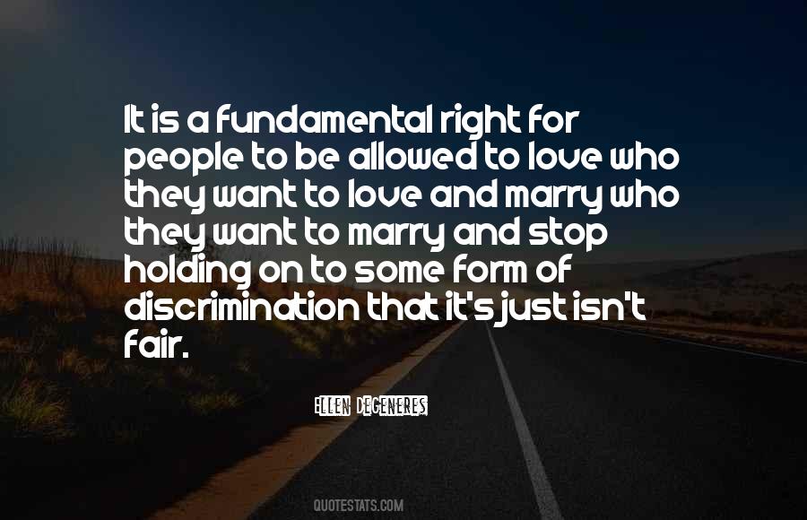 Non Discrimination Quotes #26913