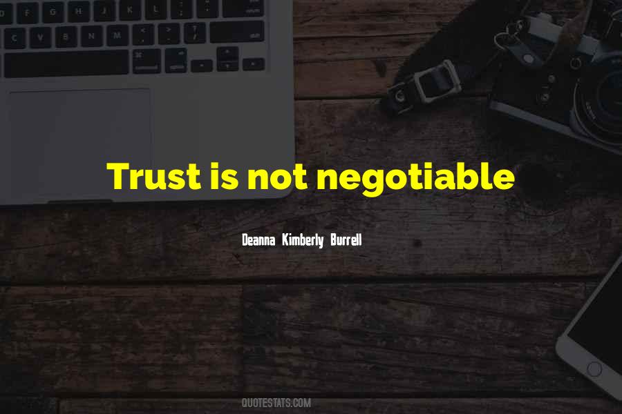 Non Negotiable Quotes #380214