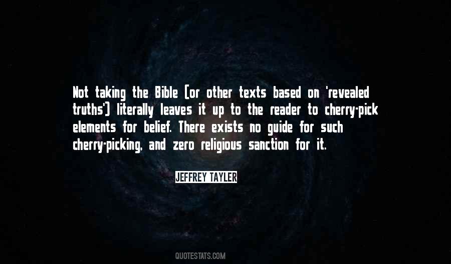 Non Religious Bible Quotes #100757