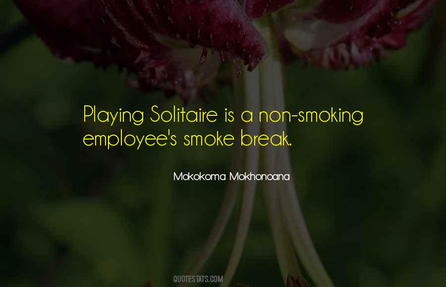 Non Smoking Quotes #224995