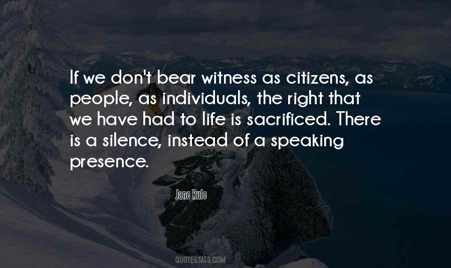 Non Speaking Quotes #21887