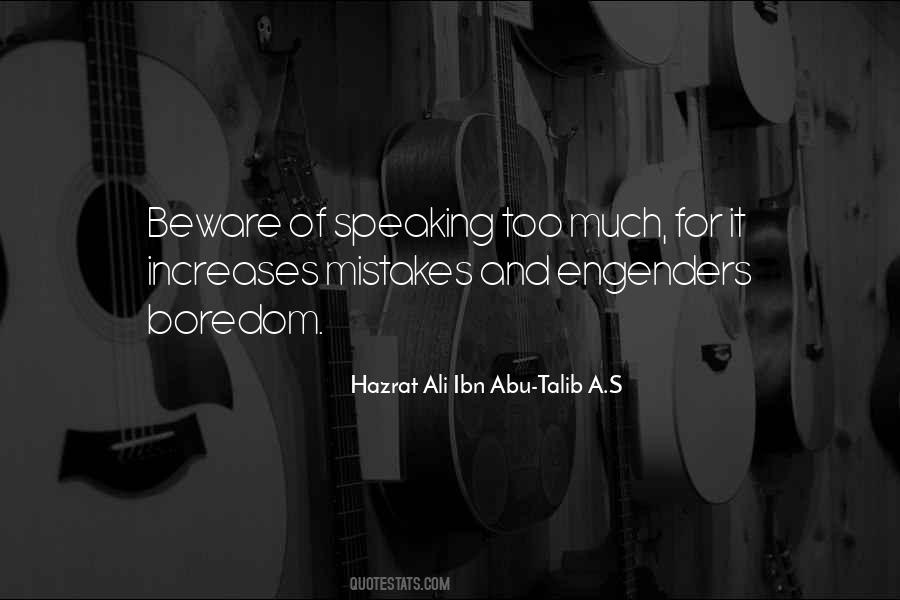 Non Speaking Quotes #39093
