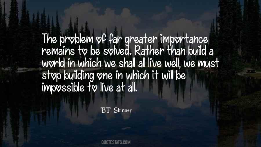 Non Stop Problem Quotes #360780