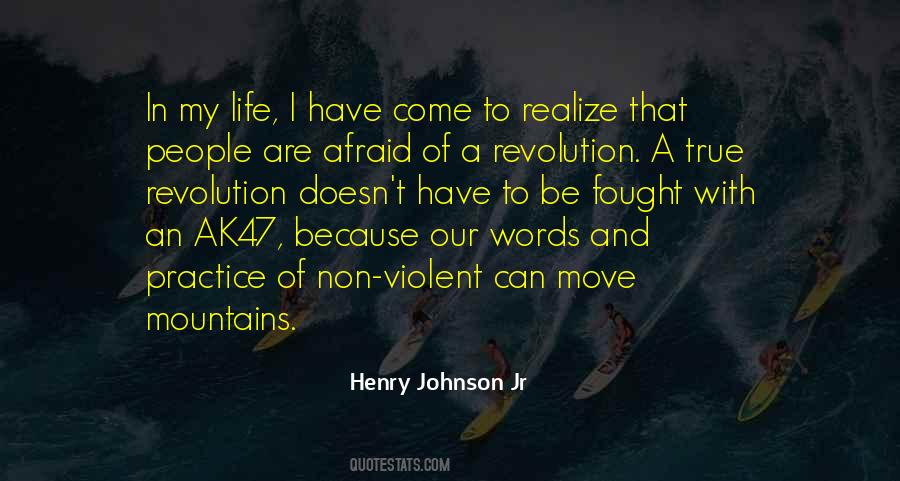 Non Violent Revolution Quotes #1597864