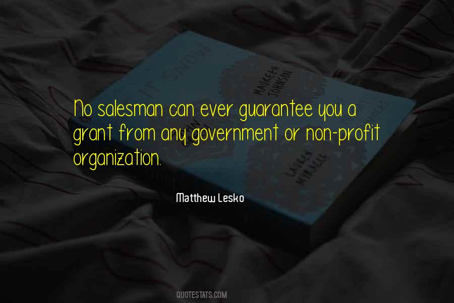 Non-governmental Organization Quotes #847203
