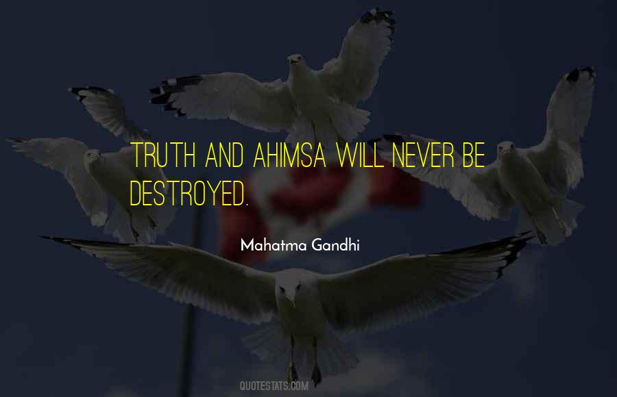 Non-violence Ahimsa Quotes #606538