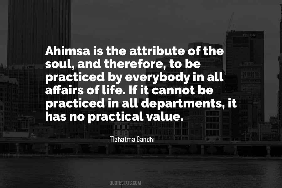 Non-violence Ahimsa Quotes #766973