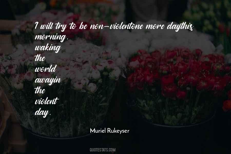 Non-violent World Quotes #128470