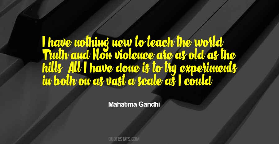 Non-violent World Quotes #261375