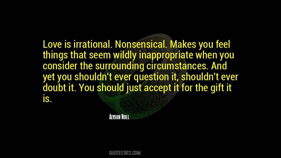 Nonsensical Quotes #1491020