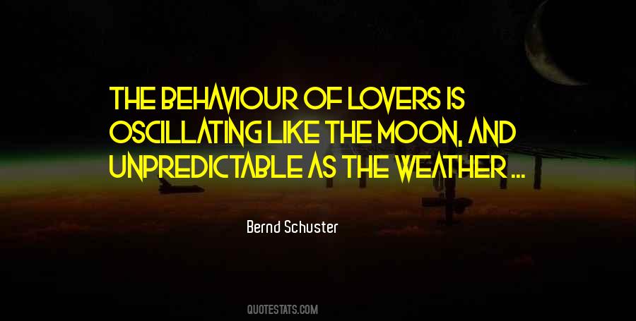 Quotes About Unpredictable Behaviour #1623461