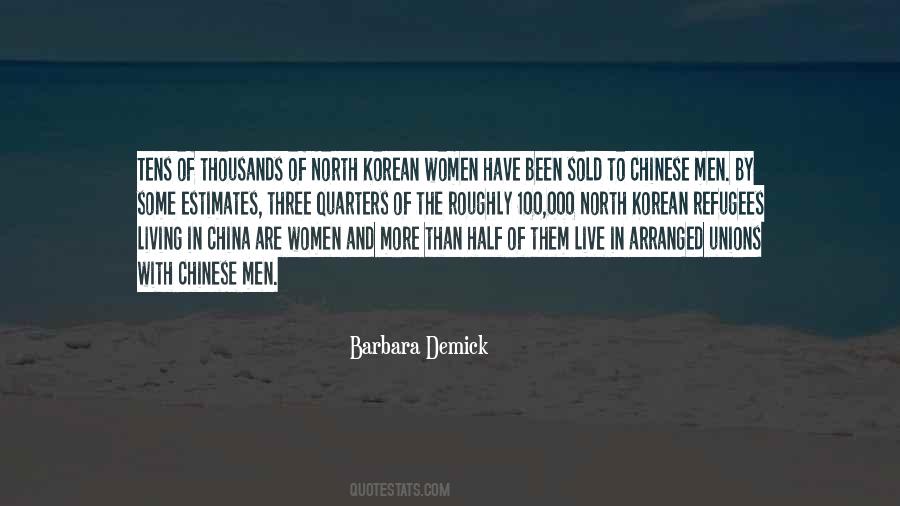 North Korean Famine Quotes #865138