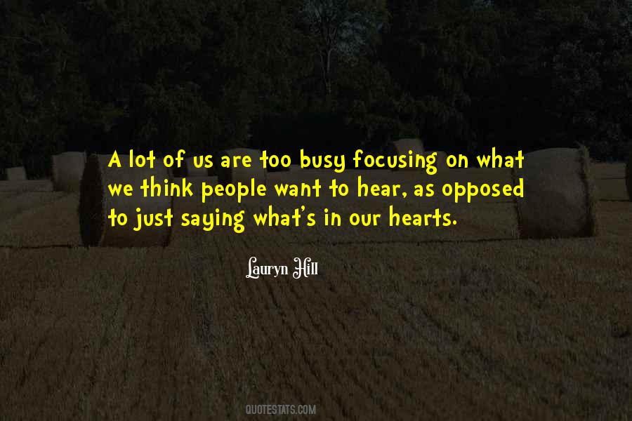 Quotes About Busy People #151269