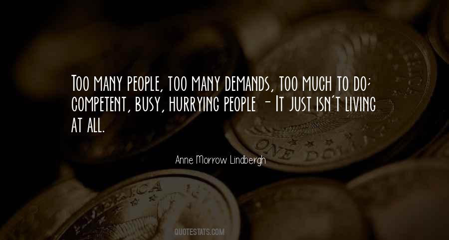 Quotes About Busy People #224920