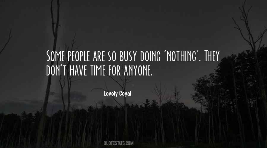 Quotes About Busy People #387864