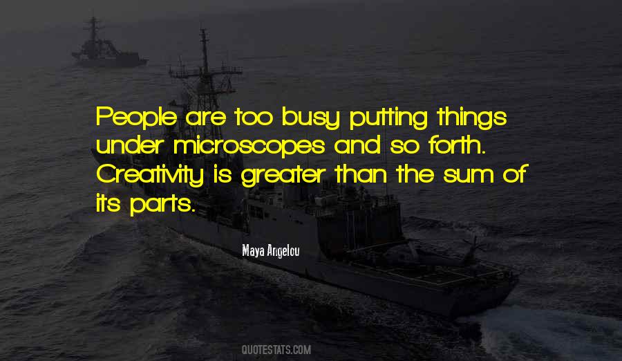 Quotes About Busy People #61389