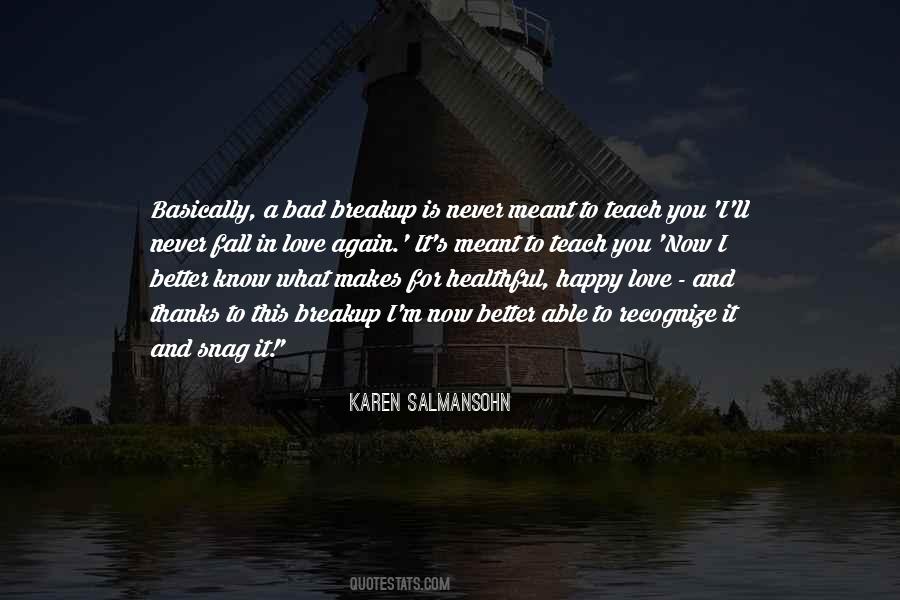Not A Bad Thing To Fall In Love Quotes #1005118