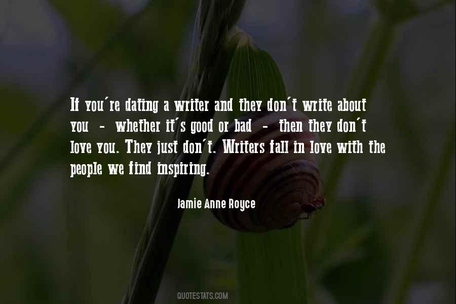 Not A Bad Thing To Fall In Love Quotes #810880