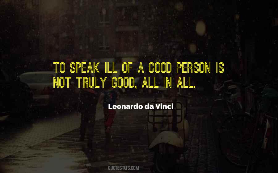 Not A Good Person Quotes #104794