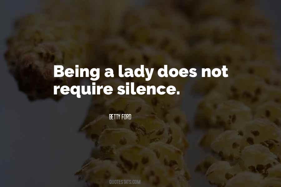 Not A Lady Quotes #424776