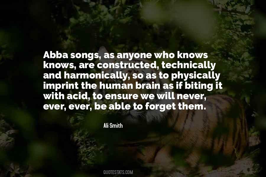 Not Able To Forget Quotes #1093873