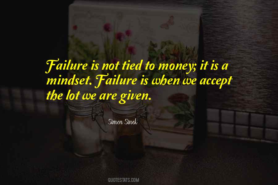 Not Accepting Failure Quotes #471553