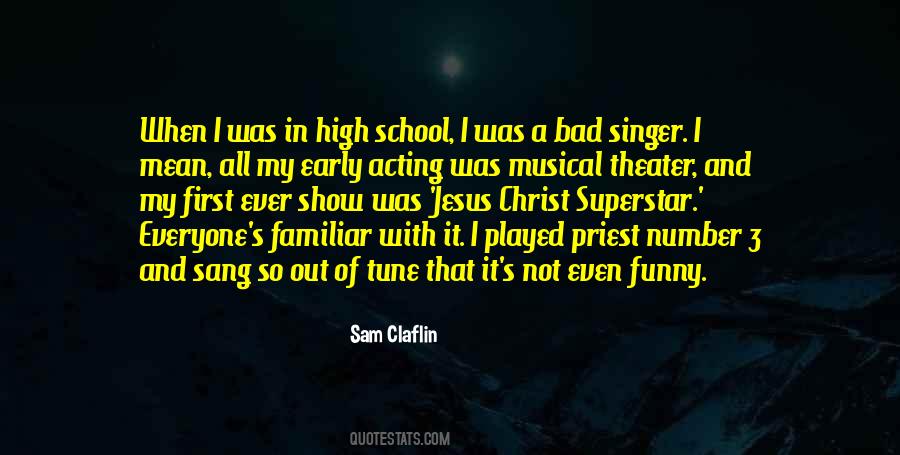 Not Acting Funny Quotes #977991