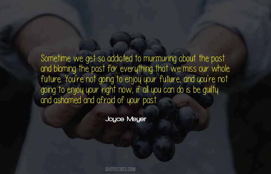 Not Afraid Of The Future Quotes #1510340