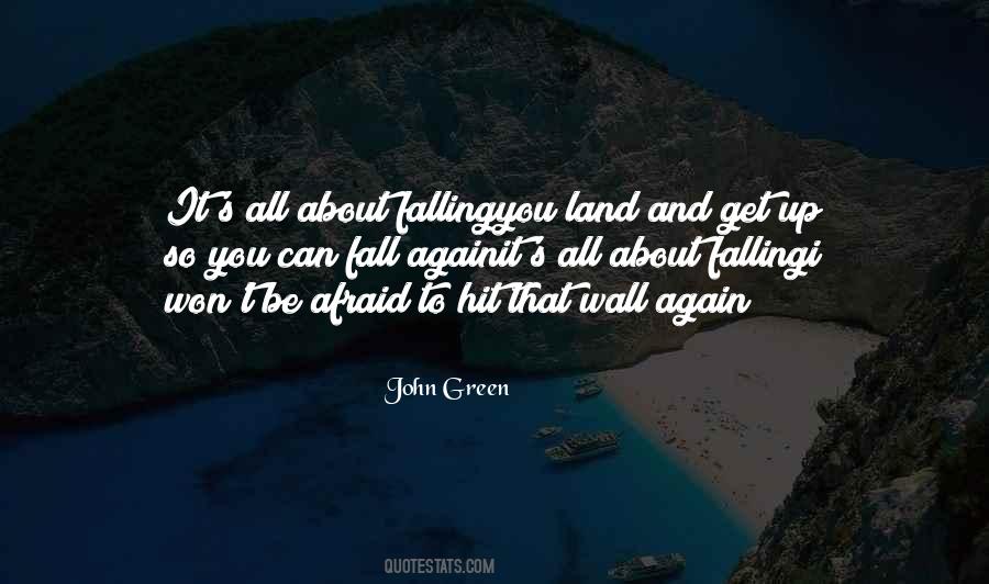 Not Afraid To Fall Quotes #1126638