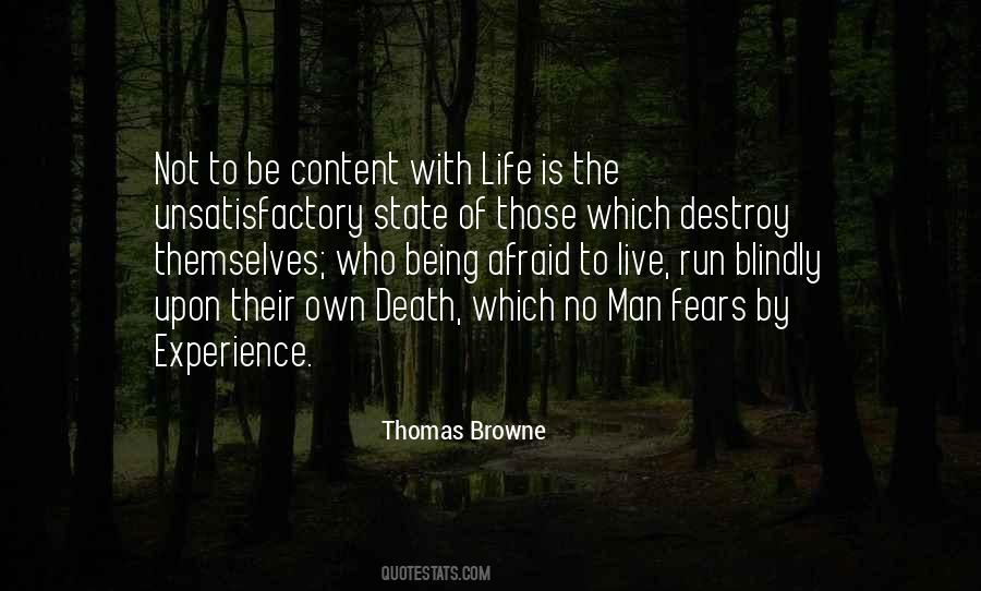Not Afraid To Live Quotes #1653177