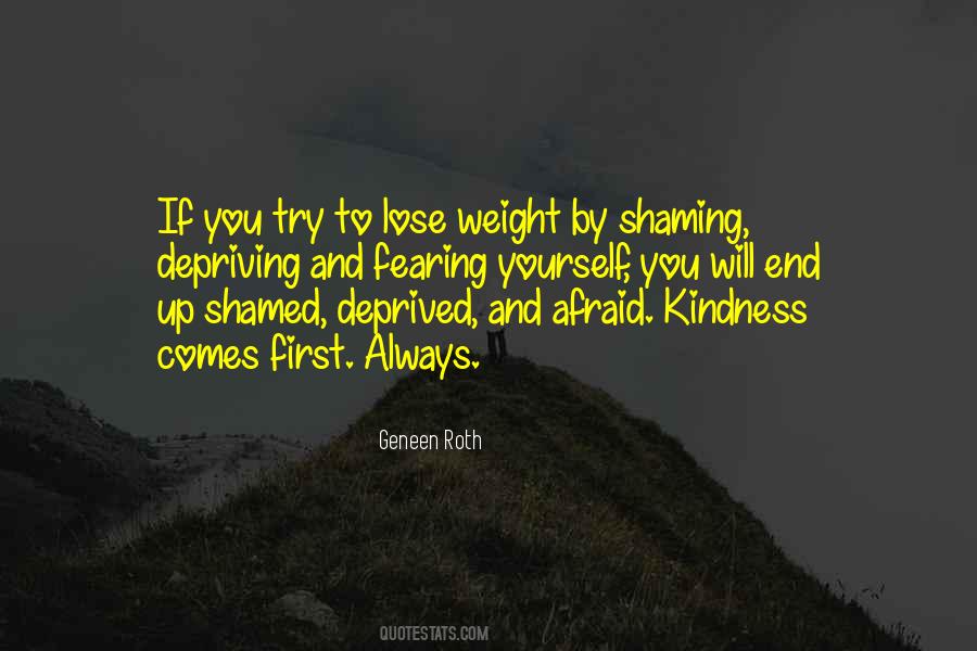 Not Afraid To Lose Me Quotes #105971
